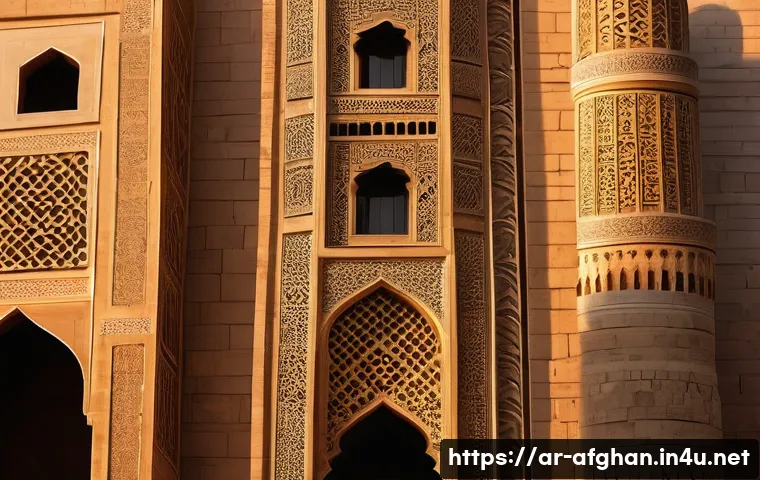 미나레트 오브 잠 유적지 - A majestic ancient Islamic minaret standing tall in the heart of an old city at sunset, showcasing i...